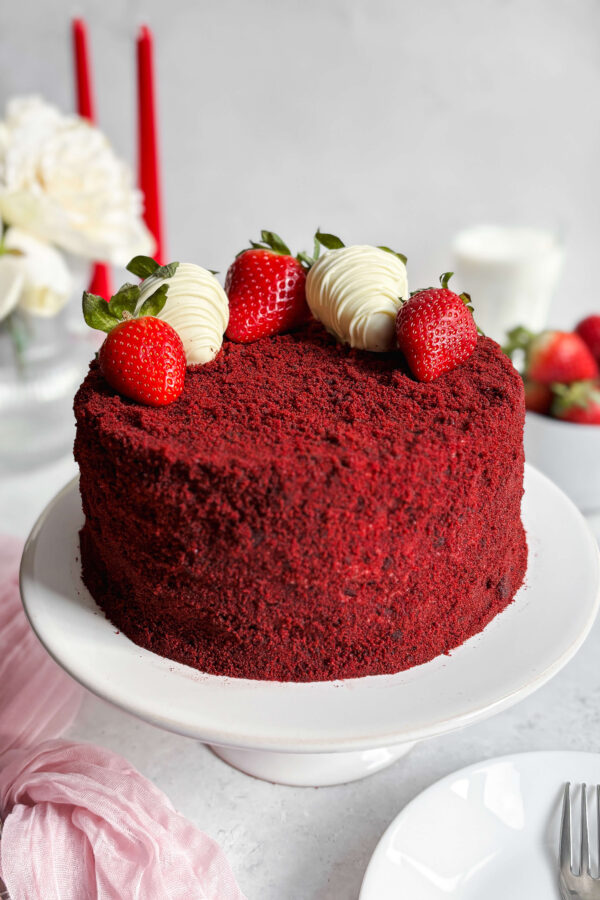 Red Velvet Romance Cake